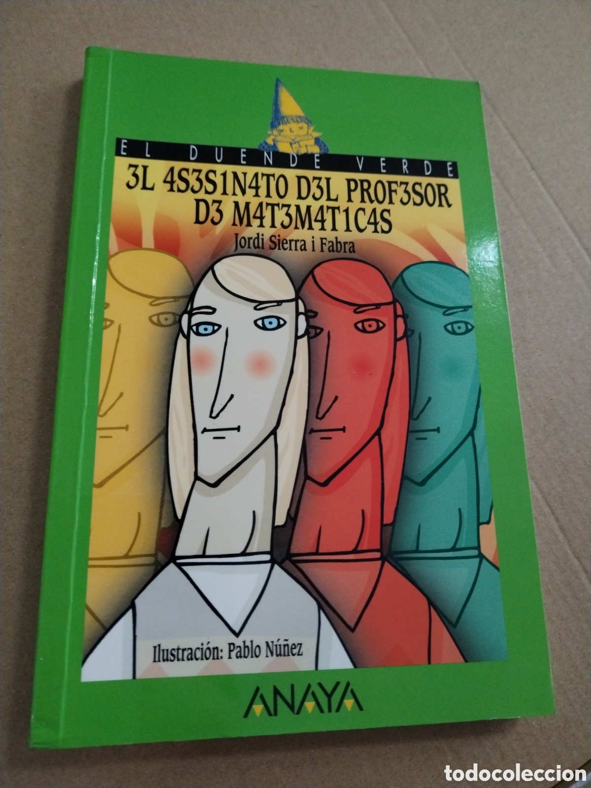 Libros de segunda mano: EL ASESINATO DEL PROFESOR DE MATEMATICAS (EL DUENDE VERDE) Jordi Sierra i Fabra. CL