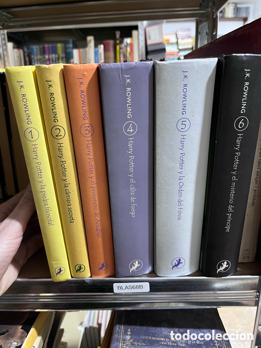 Libros de segunda mano: Blas68B colecci&oacute;n harry potter 8 tomos. Misterio del pr&iacute;ncipe. Orden del f&eacute;nix. C&aacute;liz fuego