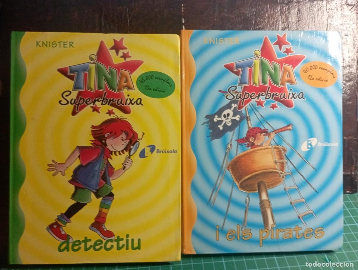 Libros de segunda mano: 156- Pack 2 Libros Tina Superbruixa (Detectiu y Pirates) - Catal&aacute;n