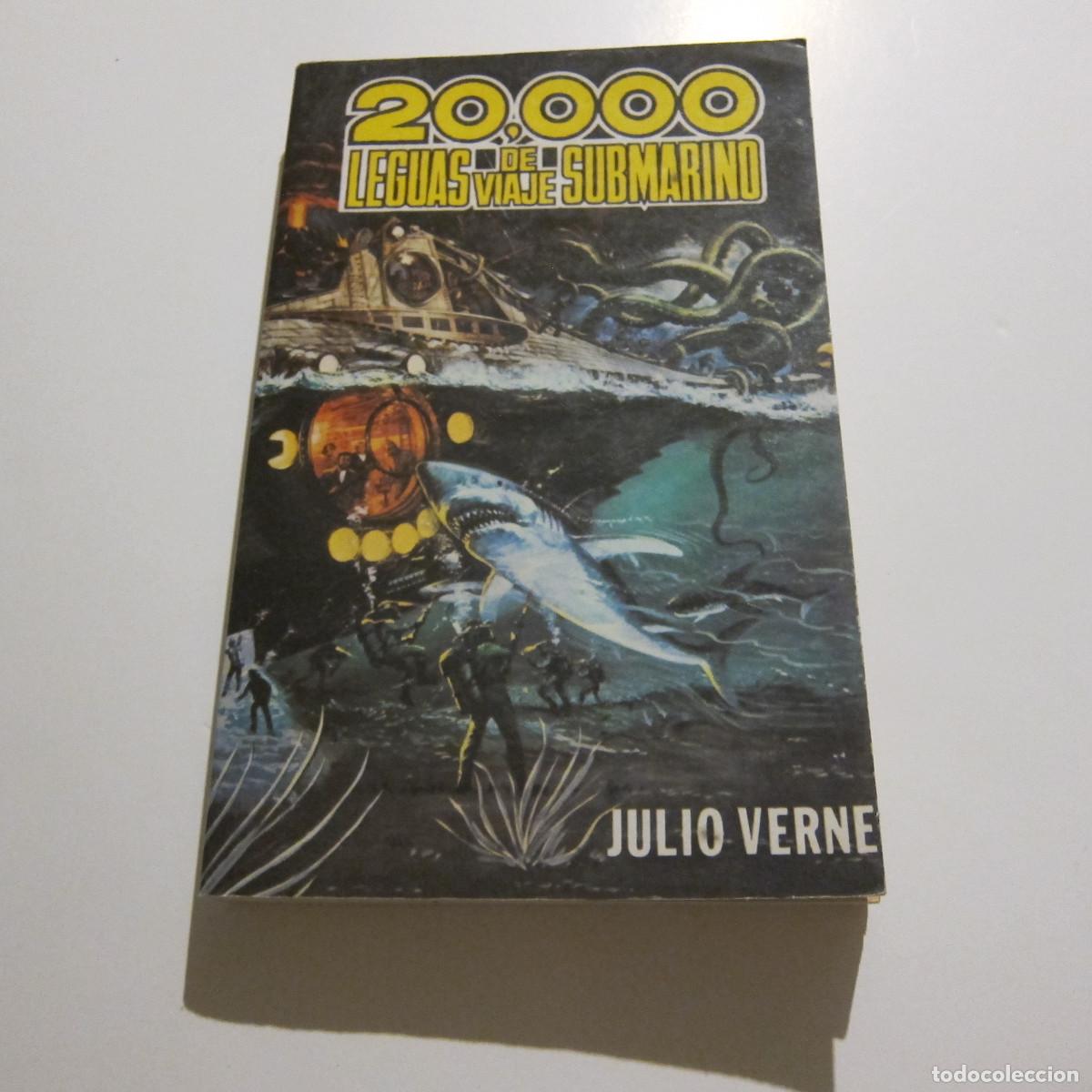 Libros de segunda mano: 20000 LEGUAS DE VIAJE SUBMARINO - JULIO VERNE (ANTALBE) 1985 JUVENIL