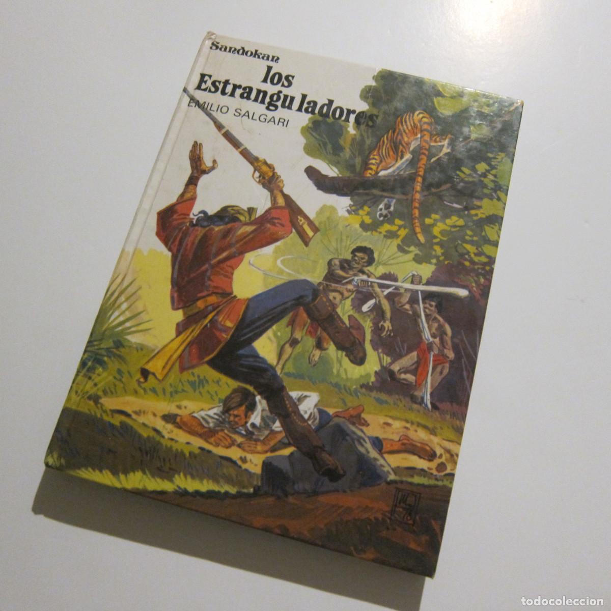 Libros de segunda mano: LOS ESTRANGULADORES - EMILIO SALGARI (SAETA) JUVENIL