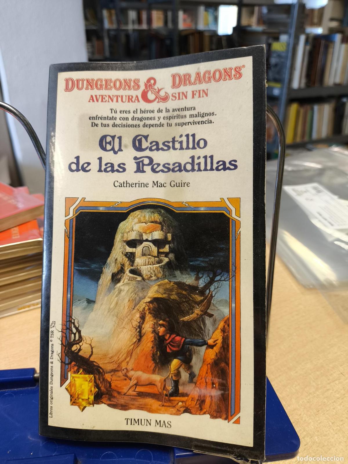 Libros de segunda mano: DUNGEONS & DRAGONS. AVENTURA SIN FIN- N&ordm; 10 -EL CASTILLO DE LAS PESADILLAS - Catherine Mac Guire