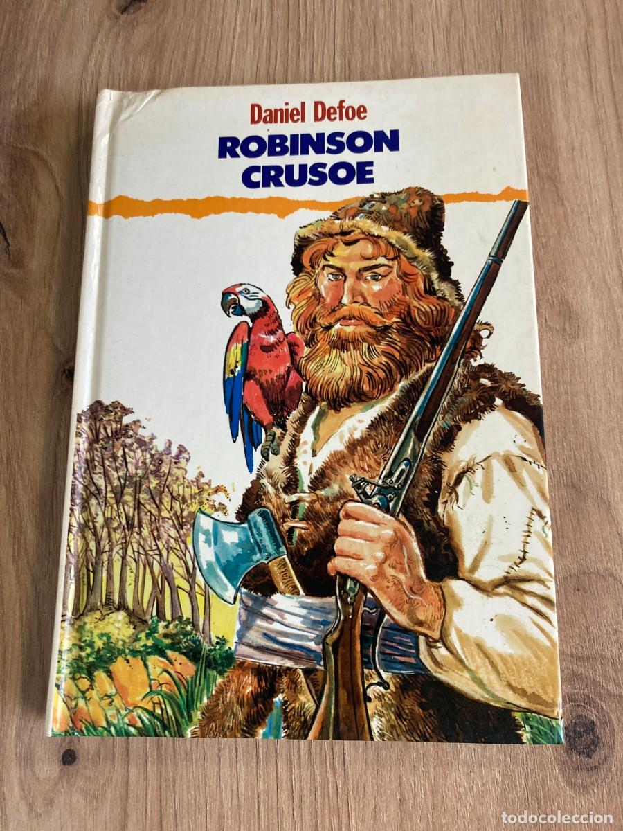 Libros de segunda mano: Robinson Crusoe Daniel Dafoe Aguilar Cl&aacute;sicos juveniles