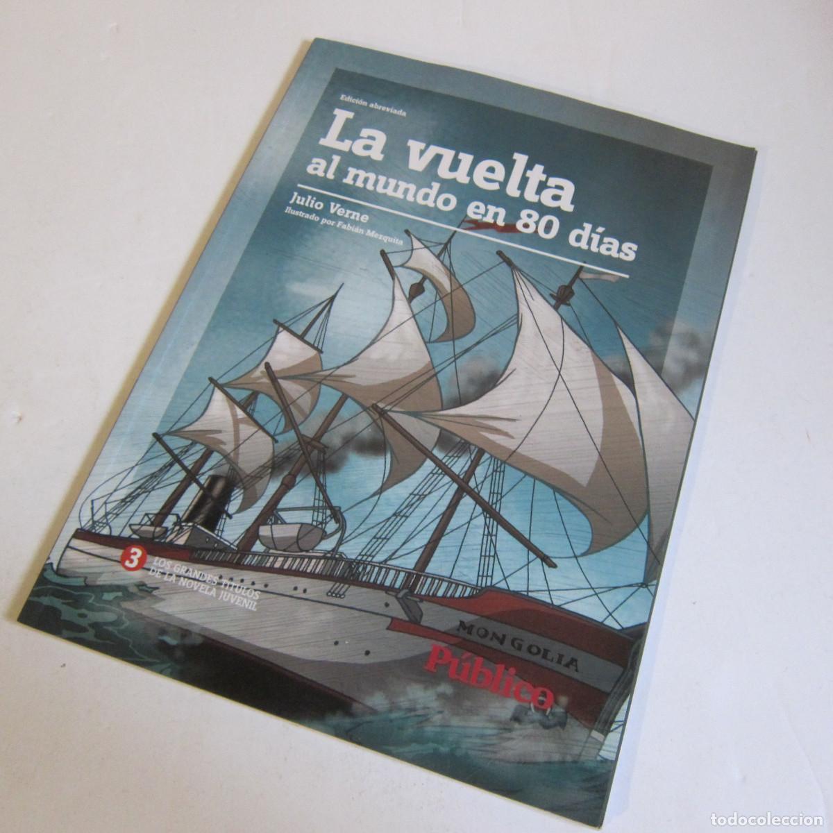 Libros de segunda mano: LA VUELTA AL MUNDO EN 80 D&Iacute;AS - JULIO VERNE (PUBLICO) JUVENIL