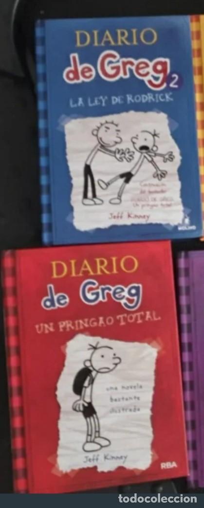 Libros de segunda mano: LOTE 2 LIBROS / EL DIARIO DE GREG / Jeff Kinney N.&ordm; 1 y 2