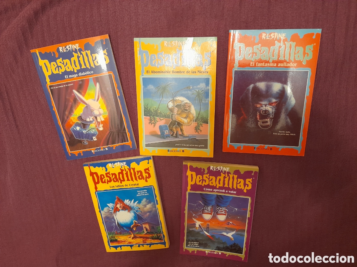 Libros de segunda mano: Lote libros Pesadillas R.L Stine, de los 90