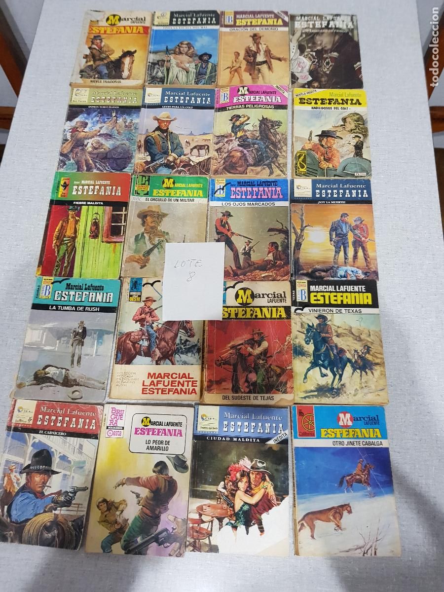 Libros de segunda mano: MARCIAL LAFUENTE ESTEFANIA 20 NOVELAS LOTE 8