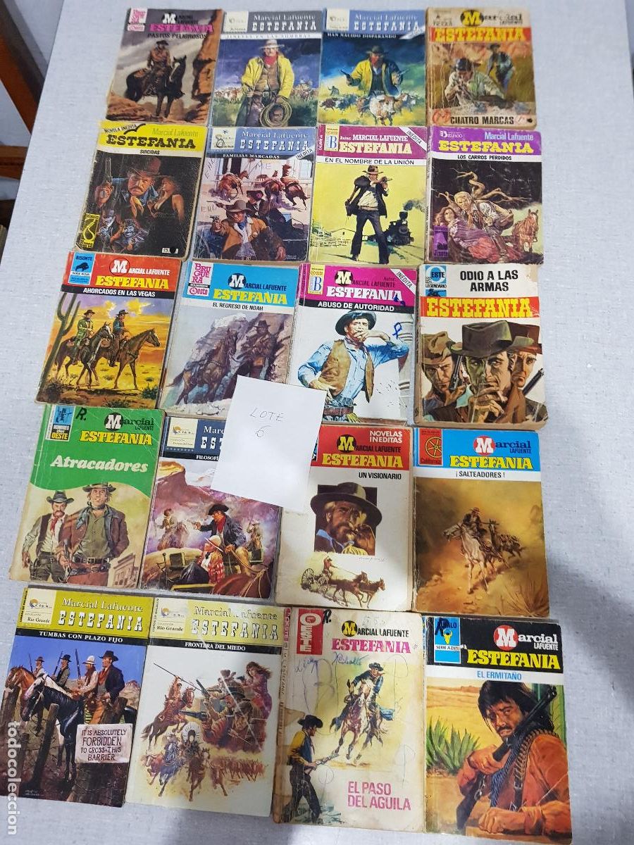 Libros de segunda mano: MARCIAL LAFUENTE ESTEFANIA 20 NOVELAS LOTE 6