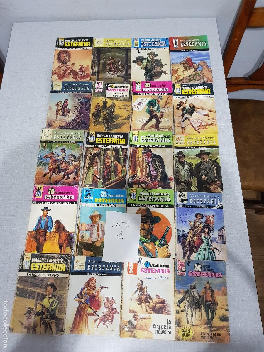 Libros de segunda mano: MARCIAL LAFUENTE ESTEFANIA 20 NOVELAS LOTE 1