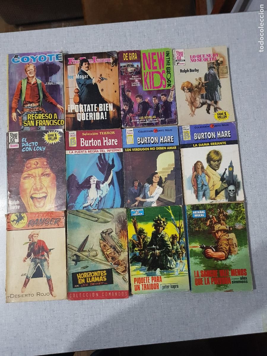 Libros de segunda mano: AUTORES VARIADOS 12 NOVELAS