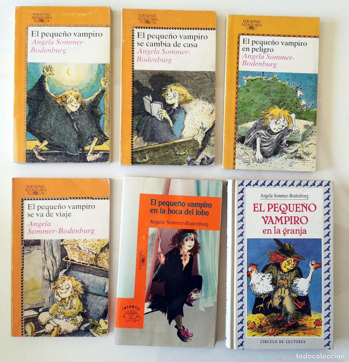 Libros de segunda mano: Angela Sommer Bodenburg El peque&ntilde;o vampiro se cambia de casa va de viaje en peligro la boca del lobo