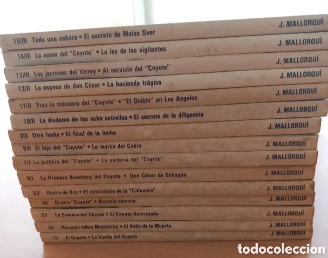 Libros de segunda mano: Coleccion 15 tomos de El Coyote. Ver descripcion