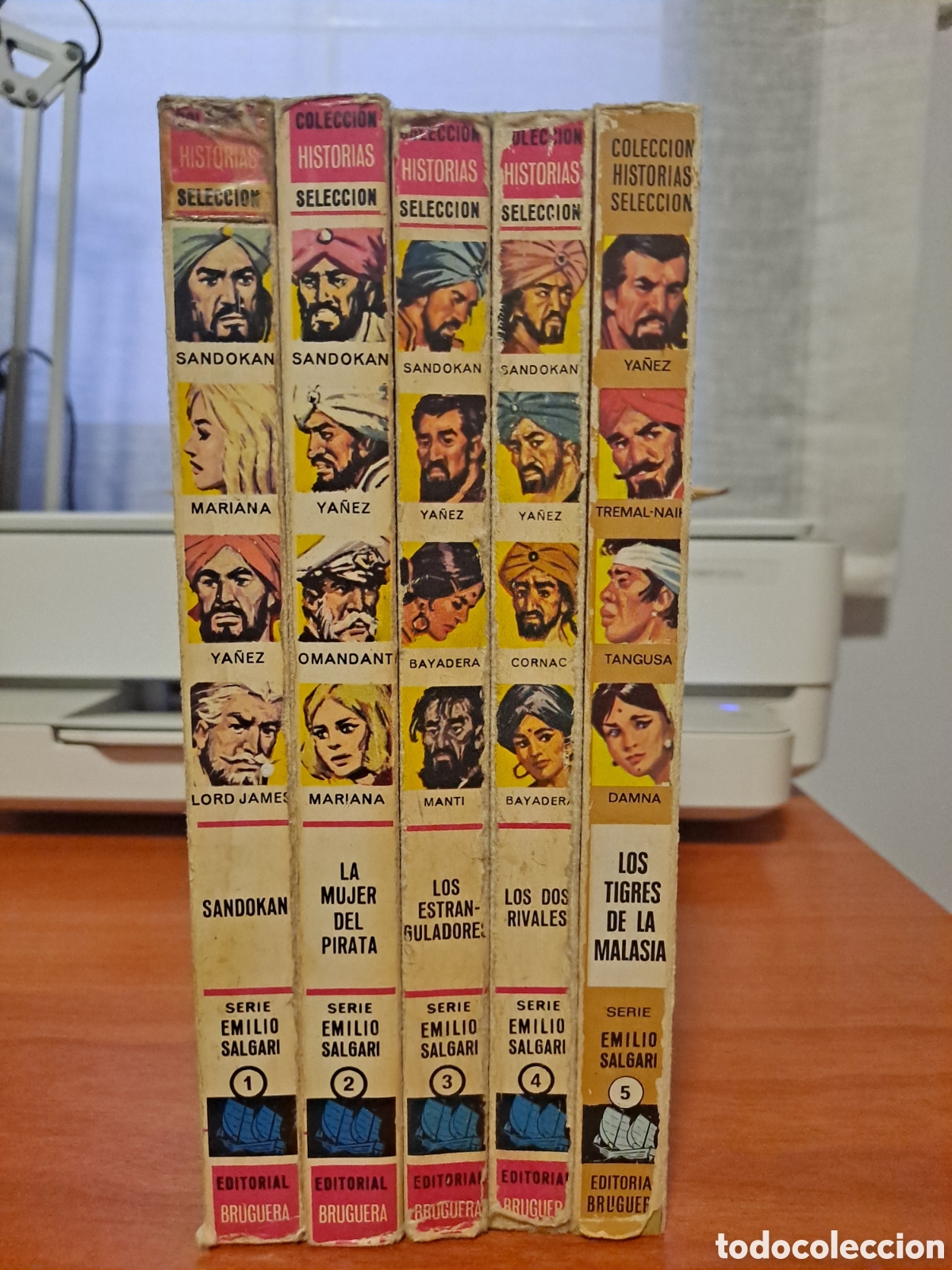 Libros de segunda mano: Lote de 5 novelas juveniles &rdquo;Colecci&oacute;n Historias Selecci&oacute;n&rdquo; Ed. Bruguera