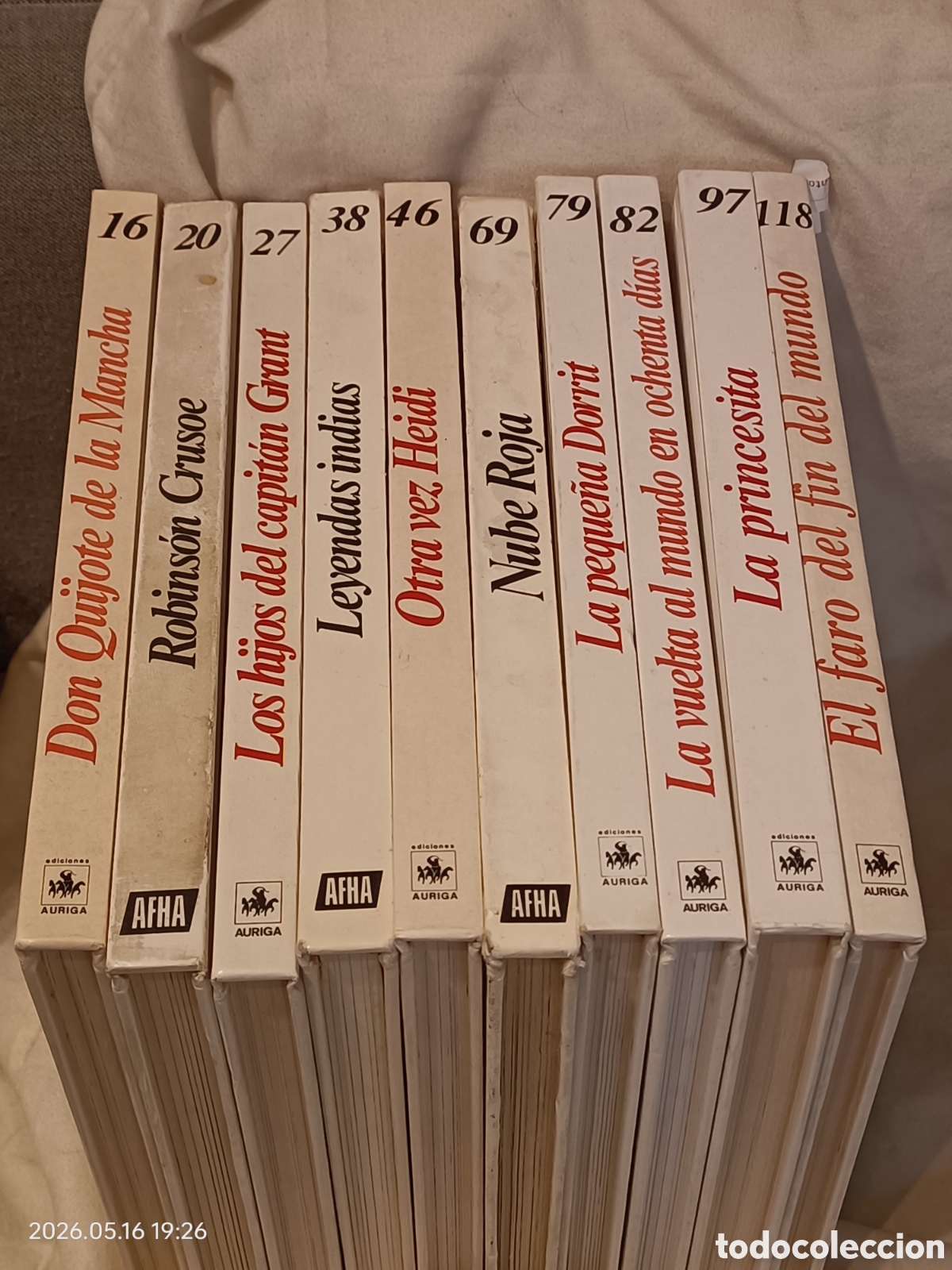 Libros de segunda mano: Lote coleccion Nuevo Auriga - Ed. AFHA - 10 ejemplares