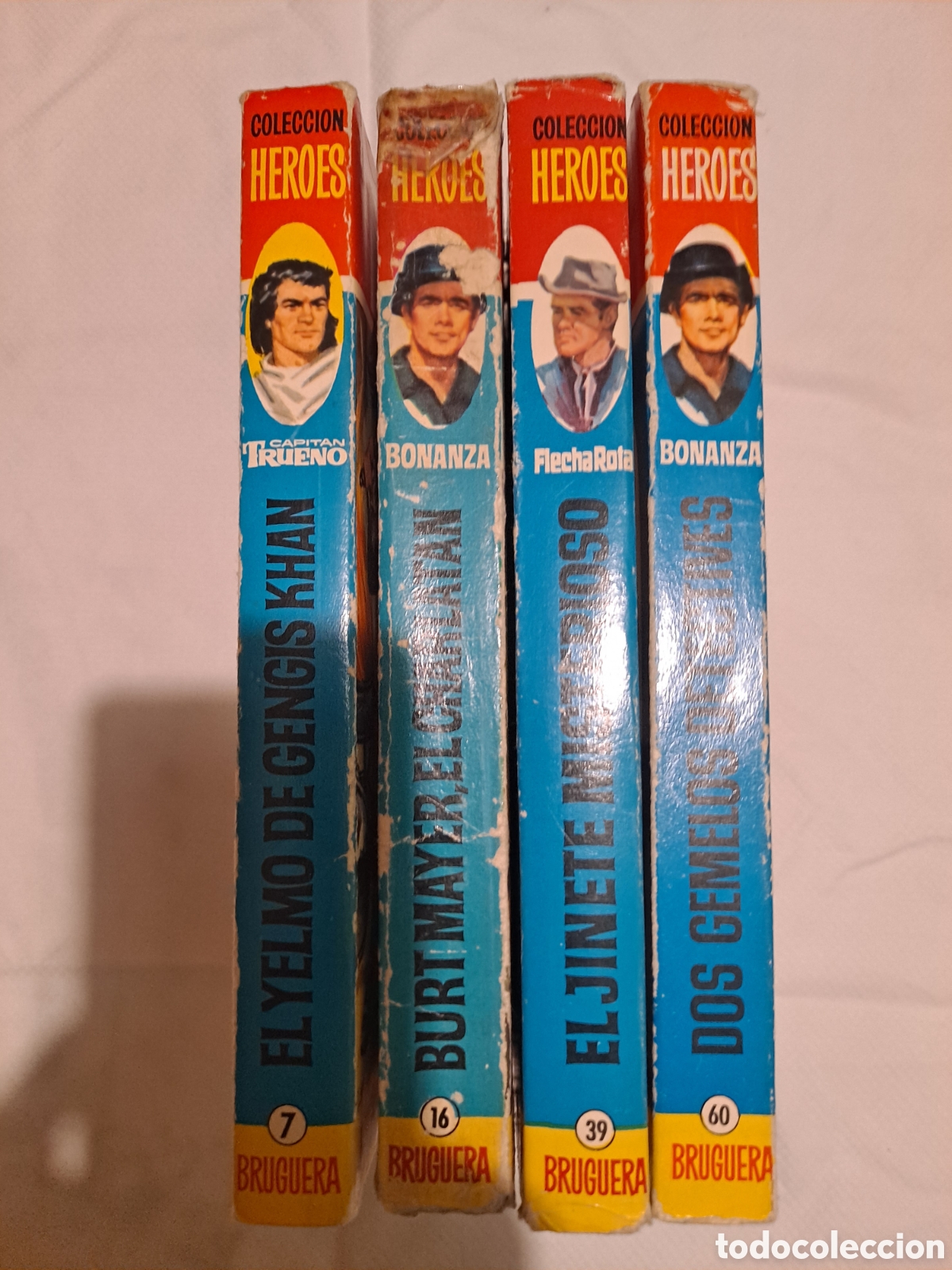 Libros de segunda mano: Lote 4 libros Col. H&eacute;roes Ed. Bruguera