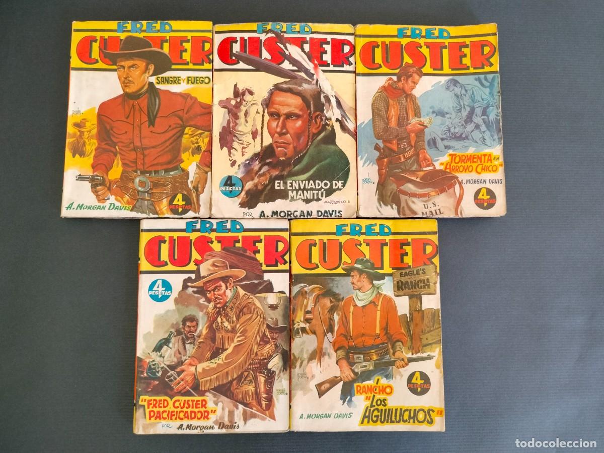 Libros de segunda mano: FRED CUSTER - A. MORGAN DAVIS - LOTE DE 5 Nos. 6, 17, 19, 21, 2 EDICIONES CLIPER EXCLUSIVAS GERPLA
