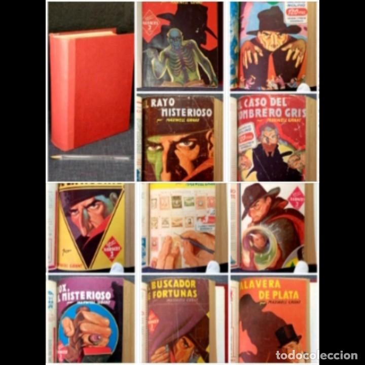 Libros de segunda mano: ⚜️ M09B. La Sombra [Hombres audaces]. Maxwell Grant. Molino, 1947-1948. 10 novelas. 640 pp. 765 g