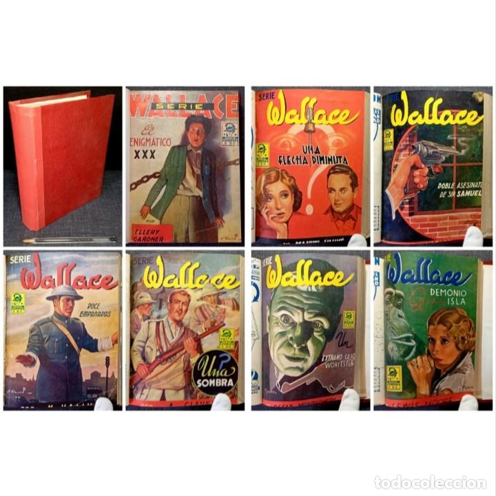 Libros de segunda mano: ⚜️ M09C. Serie Wallace. VVAA. Cisne, 1944-1946. 7 novelas. 448 pp. 695 g