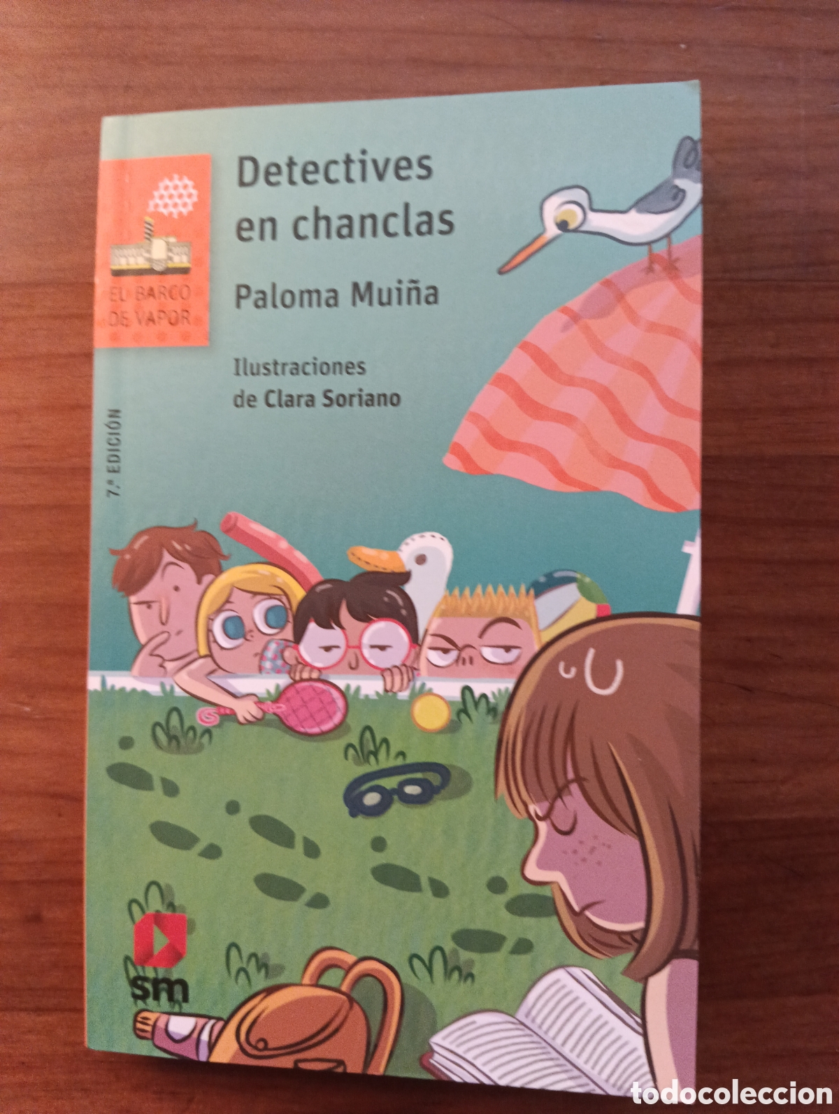 Libros de segunda mano: Detectives en chanclas. Paloma Mui&ntilde;a, ilustraciones de Clara Soriano