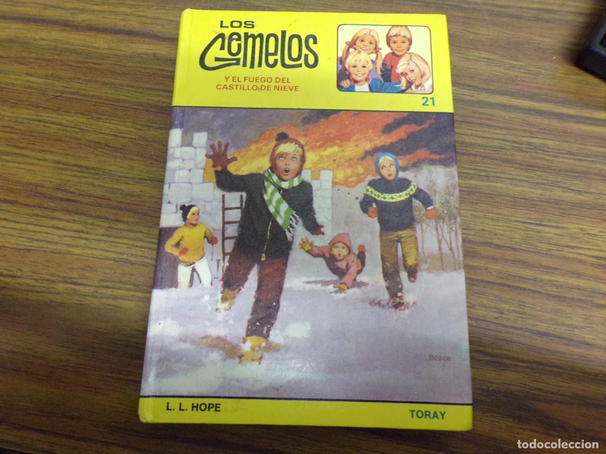 Libros de segunda mano: ESTAMOS LIQUIDANDO. los gemelos y el fuego del castillo de nieve. L L hope. n&ordm; 21. ediciones toray