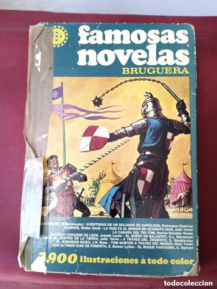 Libros de segunda mano: FAMOSAS NOVELAS - VOLUMEN 2 - UN POCO MAL ESTADO - VER FOTOS -TERCERA EDICI&Oacute;N. BRUGUERA 1980
