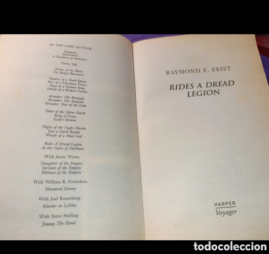 Libros de segunda mano: Libro Rides a Dread Legion - Foto 7
