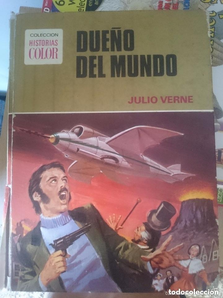Libros de segunda mano: DUE&Ntilde;O DEL MUNDO - JULIO VERNE -- COLECCION HISTORIAS COLOR