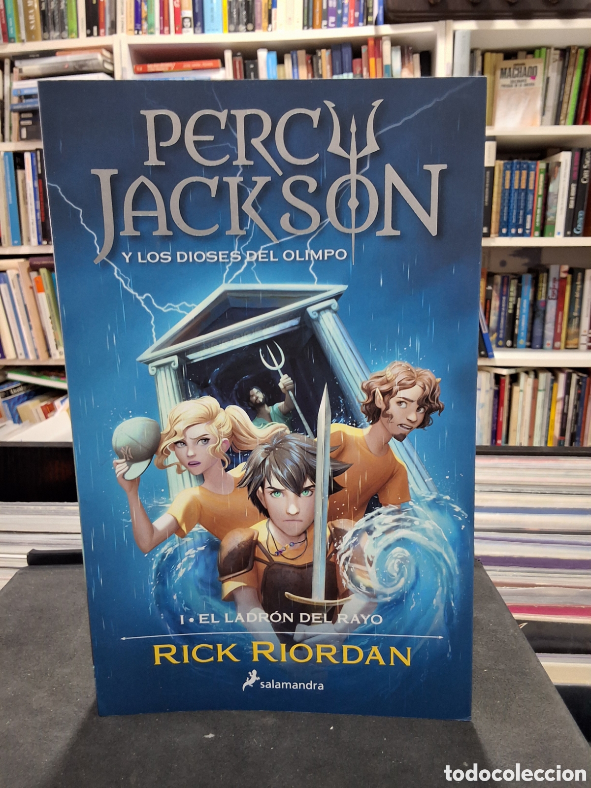 Libros de segunda mano: PERCY JACKSON Y LOS DIOSES DEL OLIMPO - EL LADR&Oacute;N DEL RAYO - RICK RIORDAN - ENV&Iacute;O DESDE 1,50 &euro;