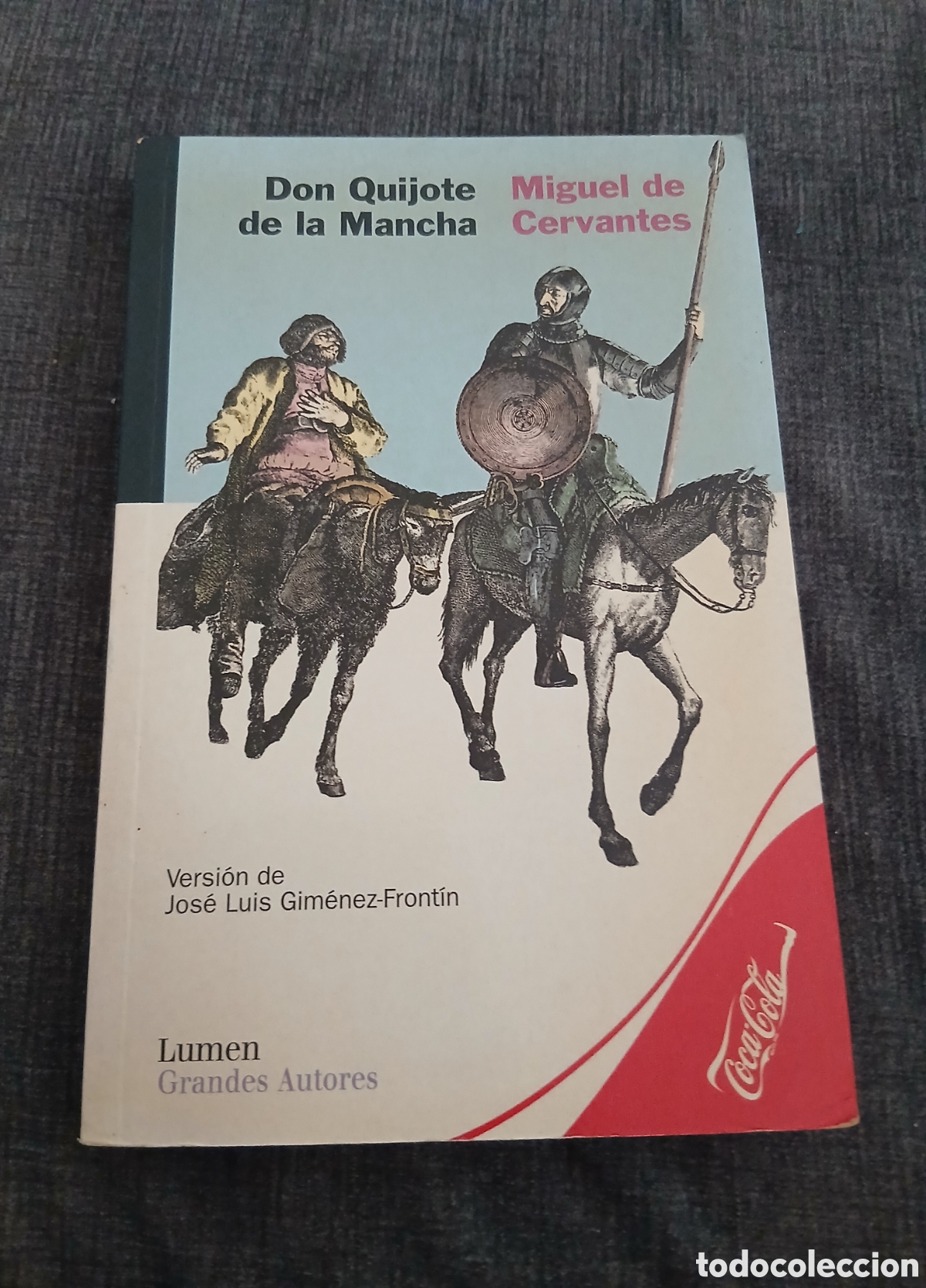 Libros de segunda mano: Versi&oacute;n de Don Quijote de la Mancha para j&oacute;venes