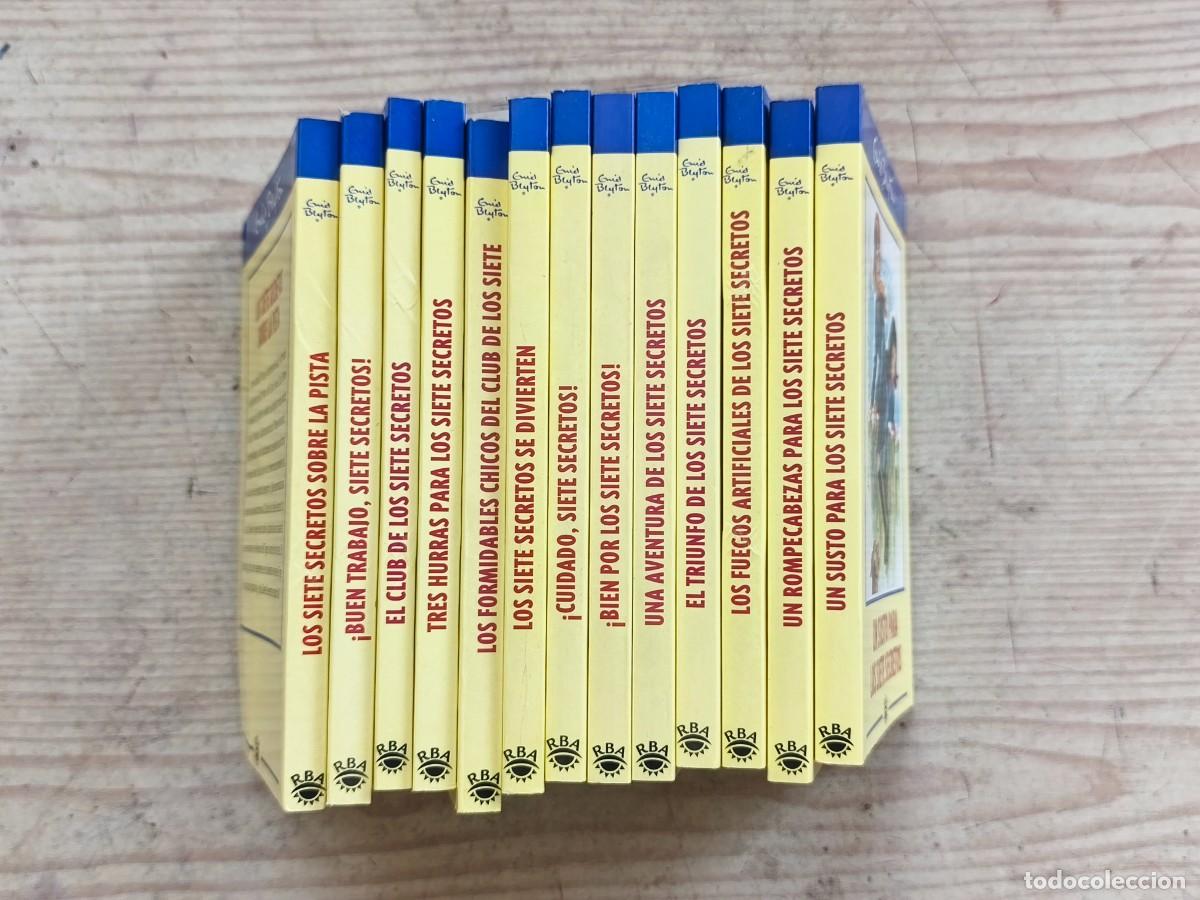 Libros de segunda mano: Lote 13 Libros Los Siete Secretos - Enid Blyton - 2007 - RBA