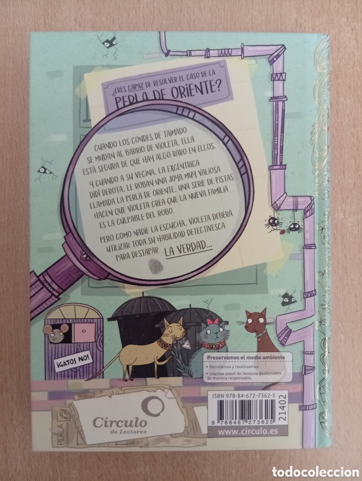 Libros de segunda mano: VIOLETA Y LA PERLA DE ORIENTE. Harriet Whitehonn. C&iacute;rculo de Lectores - Foto 2