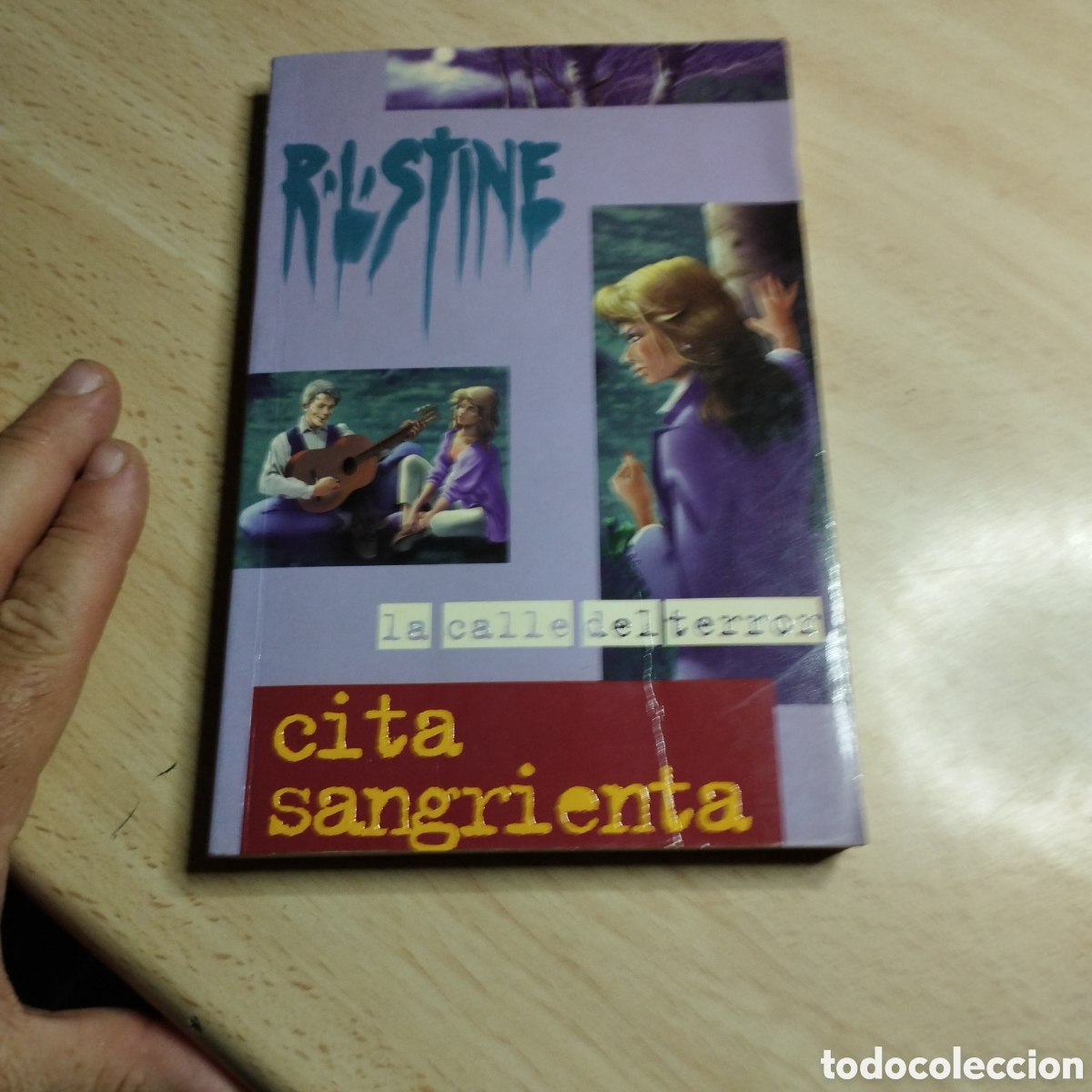 Libros de segunda mano: Cita sangrienta. La calle del terror. R. L. Stine. 1996. Ediciones B. 1&ordf; Edici&oacute;n