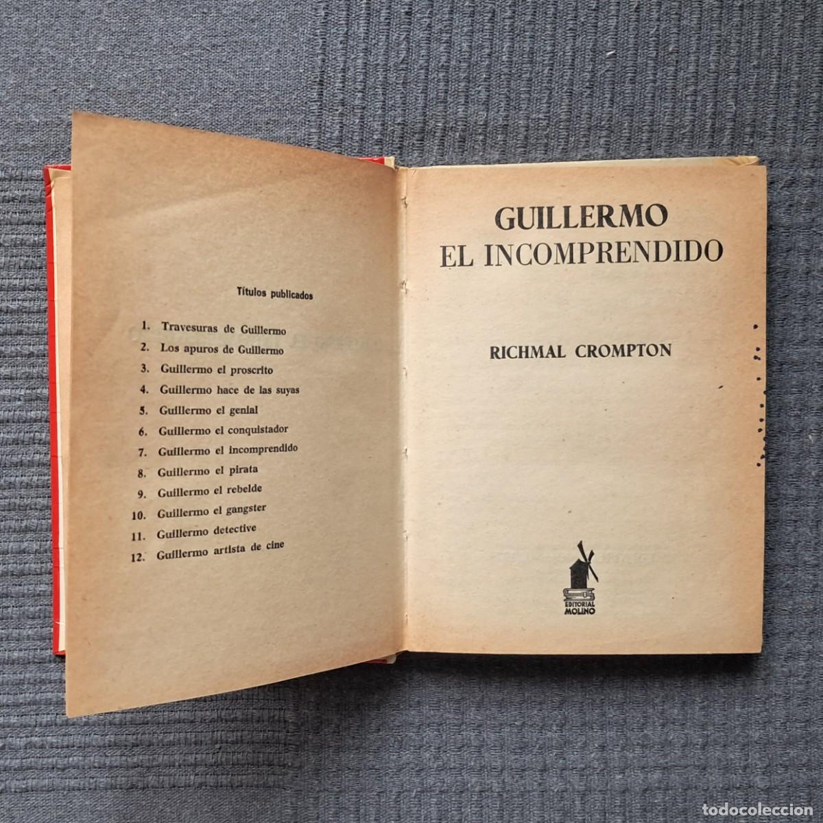 Libros de segunda mano: GUILLERMO EL INCOMPRENDIDO - RICHMAL CROMPTON - Foto 2