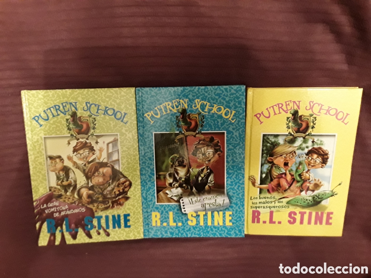 Gebrauchte B&uuml;cher: R.L.Stine, Putren School, libros 1,2 y 3