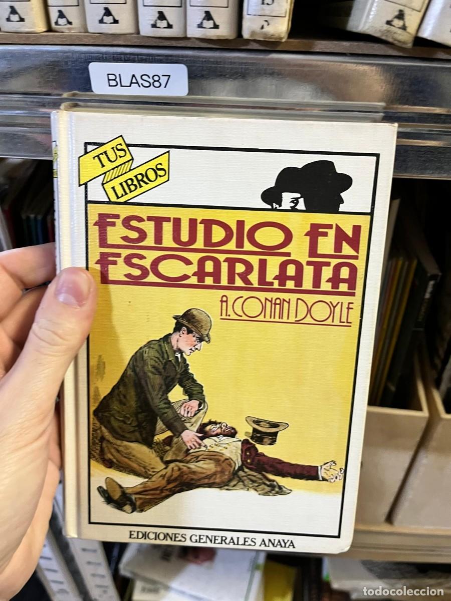 Libros de segunda mano: BLAS87 Estudio en escarlata &ndash; Arthur Conan Doyle &ndash; Anaya &ndash; Tus Libros.