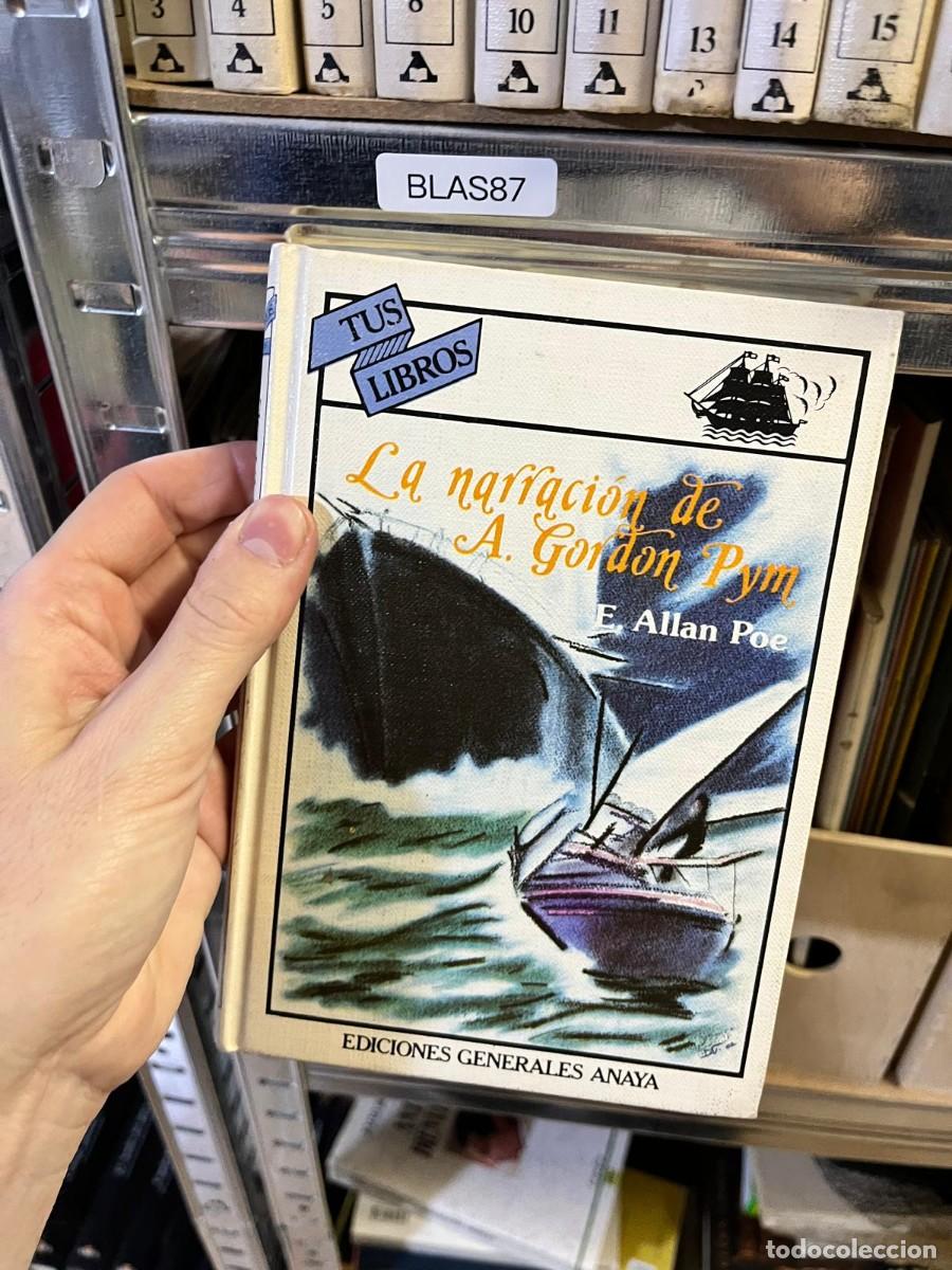 Libros de segunda mano: BLAS87 La narraci&oacute;n de A. Gordon Pym &ndash; Edgar Allan Poe &ndash; Anaya &ndash; Tus Libros.
