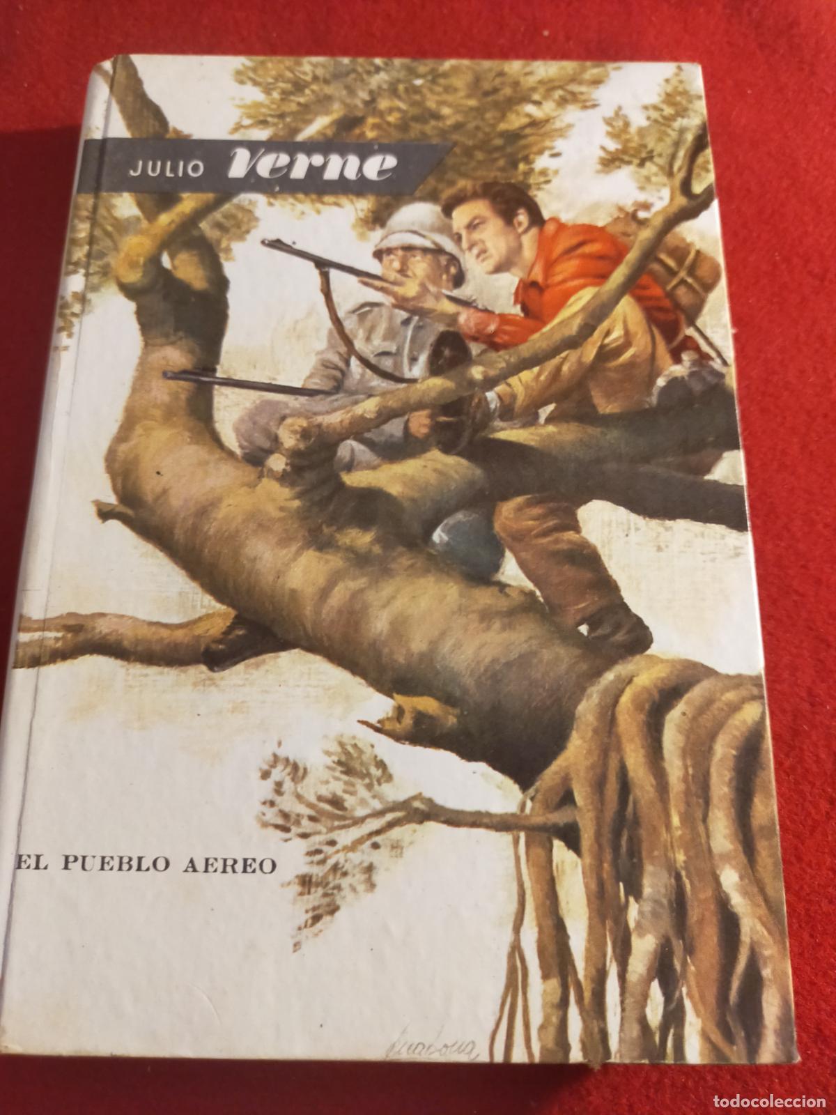 Libros de segunda mano: EL PUEBLO AEREO - EDITORIAL MOLINO - Colecci&oacute;n Julio Verne 5