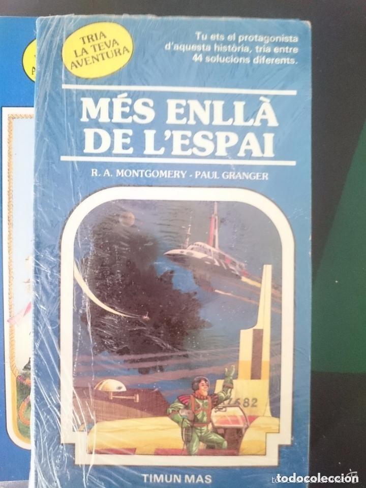 Libros de segunda mano: TRIA LA TEVA AVENTURA N&ordm; 9, M&Eacute;S ENLLA DE L'ESPAI, EN CATALA, ED. TIMUN MAS A&Ntilde;O 1984