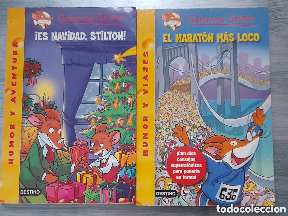Second hand books: Dos libros de Geronimo Stilton, tomos 30 y 45 editorial DESTINO