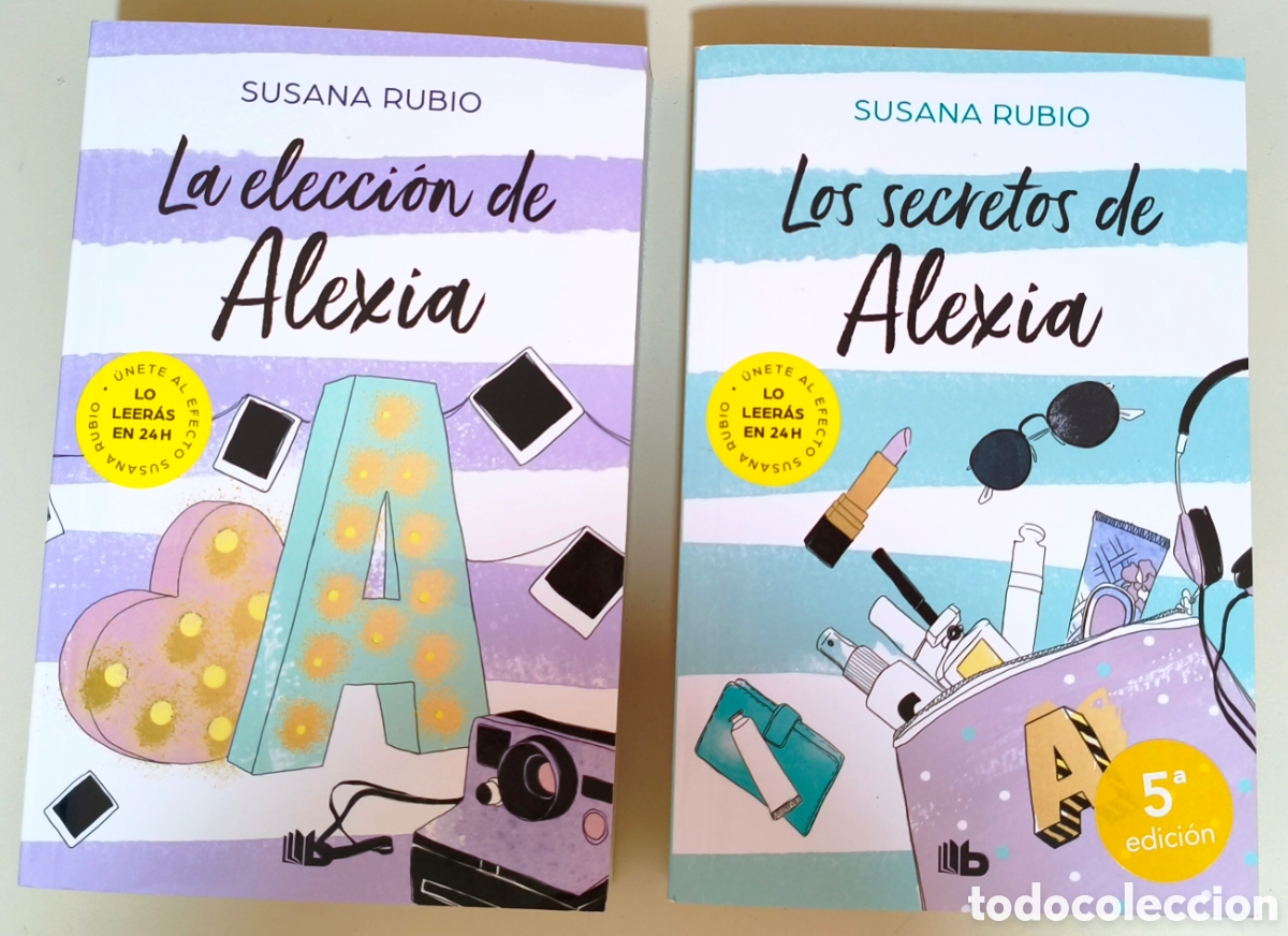 Libros de segunda mano: Los secretos de Alexia y La elecci&oacute;n de Alexia, Susana Rubio. Ed. Ediciones B bolsillo 9788413142067