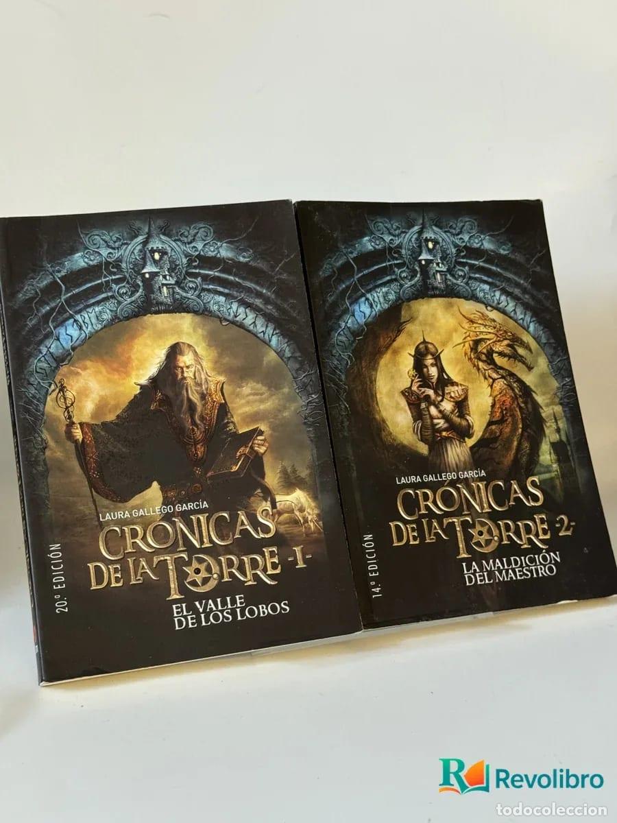 Libros de segunda mano: Lote Cr&oacute;nicas de la Torre 1 y 2 - Laura Gallego Garc&iacute;a