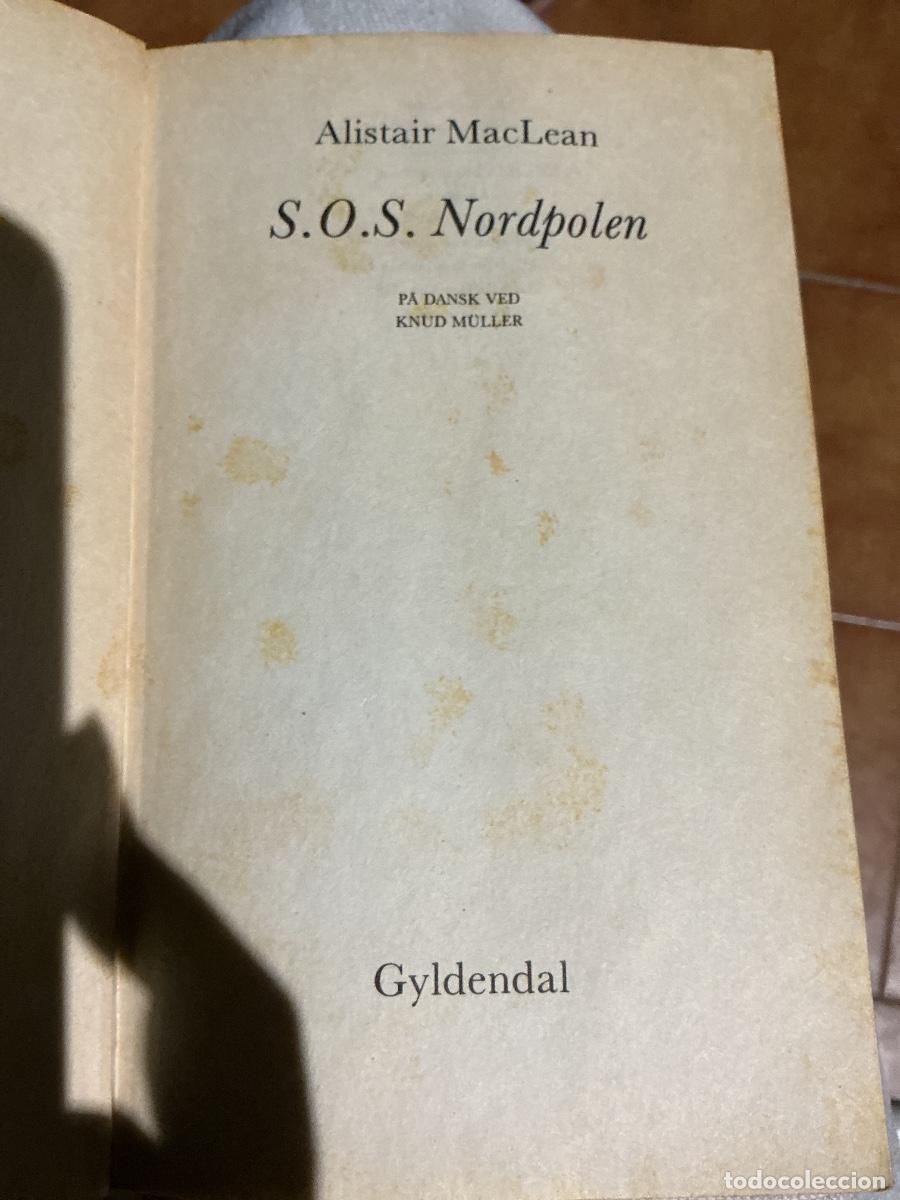 Livros em segunda m&atilde;o: Alistair MacLean &ndash; S.O.S. Nordpolen (1989) | Edici&oacute;n Danesa Gyldendal