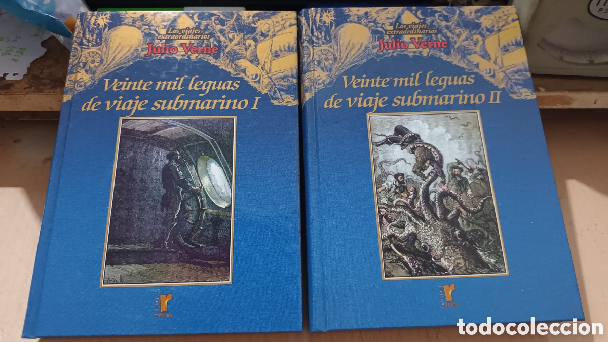 Libros de segunda mano: Veinte mil leguas de viaje submarino, I y II. Julio Verne