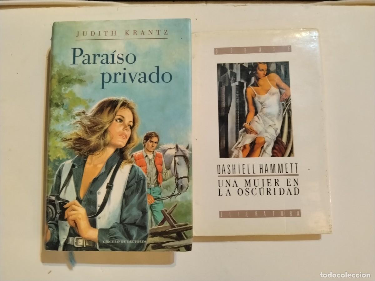 Libros de segunda mano: 2 NOVELAS - PARA&Iacute;SO PRIVADO Y UNA MUJER EN LA OSCURIDAD(VER FOTOS)