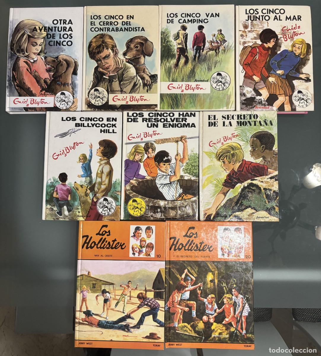 Libros de segunda mano: Pack Lote 5 libros de los Cinco 2 Hollister 1 Secretos editorial Juventud