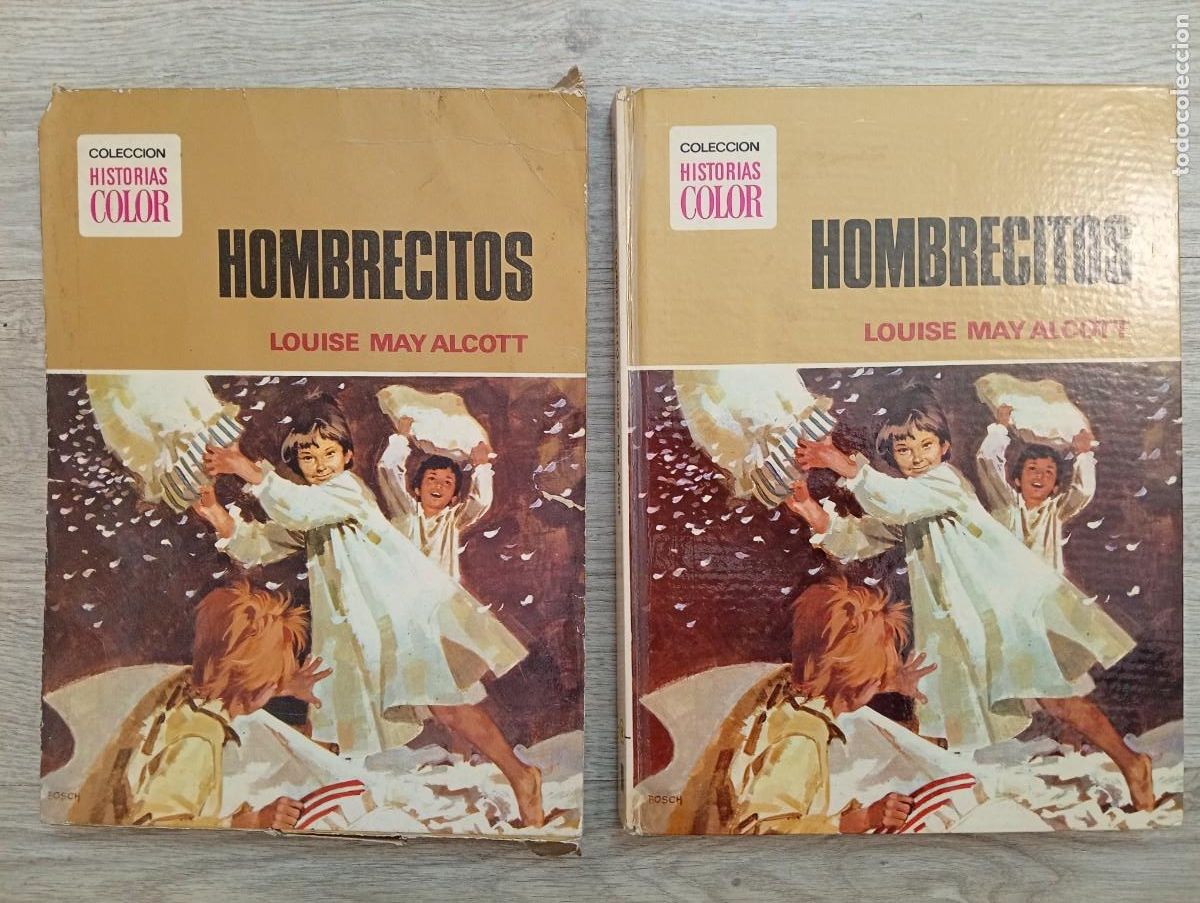 Libros de segunda mano: Louise May Alcott. Hombrecitos. Colecci&oacute;n Historias Color