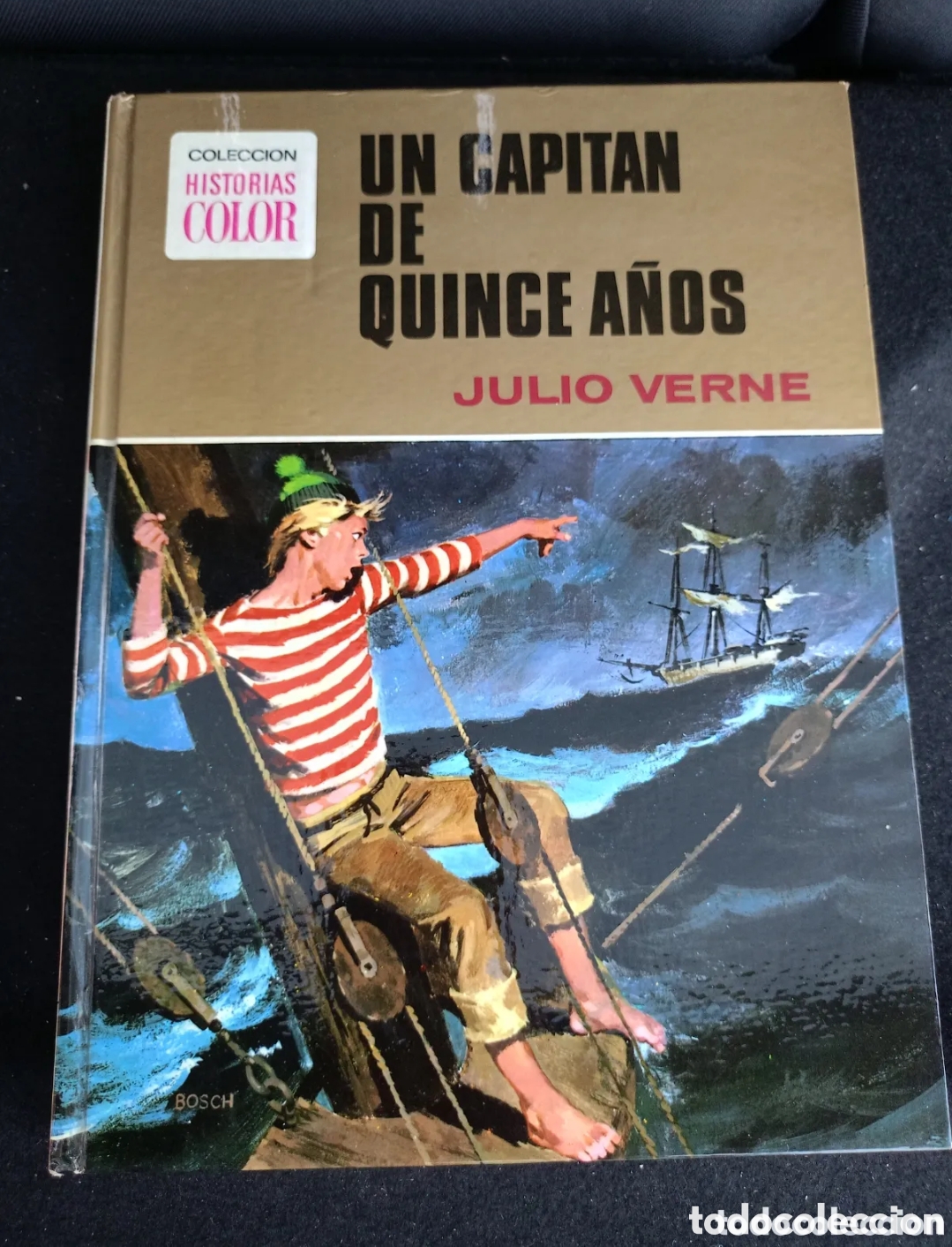 Libros de segunda mano: Historias Color JULIO VERNE n&ordm; 10: UN CAPIT&Aacute;N DE 15 A&Ntilde;OS. Ed. Bruguera