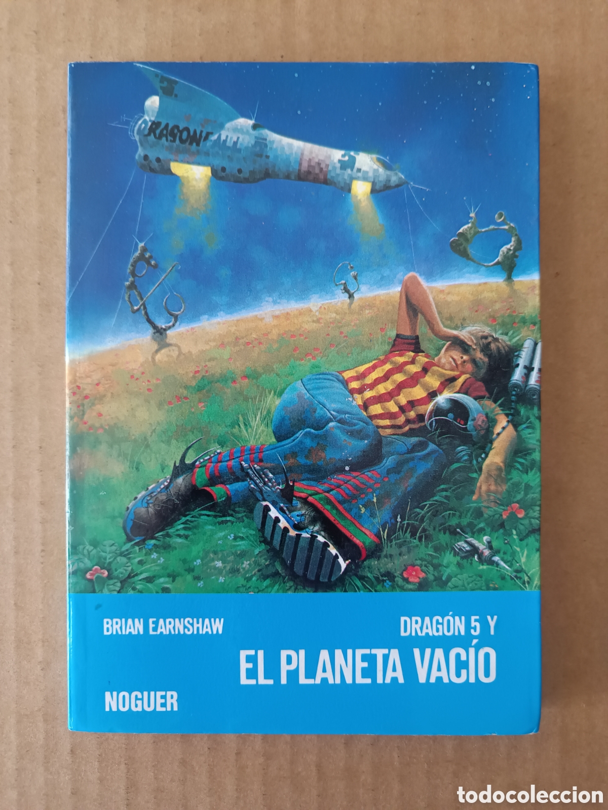 Libros de segunda mano: Drag&oacute;n 5 y el Planeta Vac&iacute;o, por Brian Earnshaw (Noguer, 1987). Mundo M&aacute;gico n&deg;53. Simon Stern.