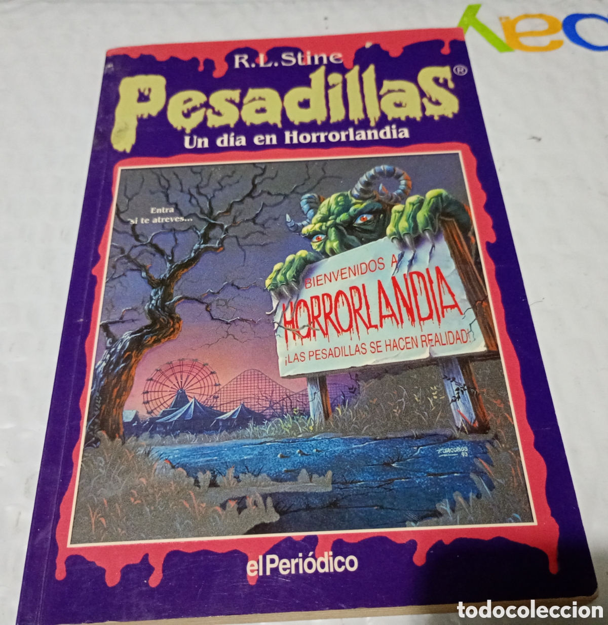 Libros de segunda mano: Pesadillas un d&iacute;a en horrorlandia R.L.Stine