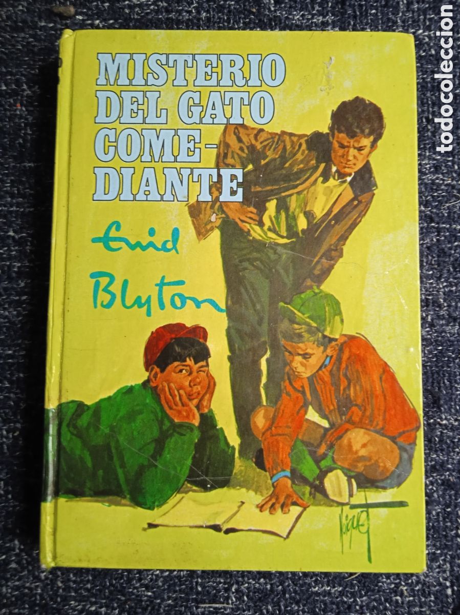 Libros de segunda mano: COLECCION AVENTURA N&ordm; 29 -Misterio del gato comediante / Enid Blyton -ed. Molino